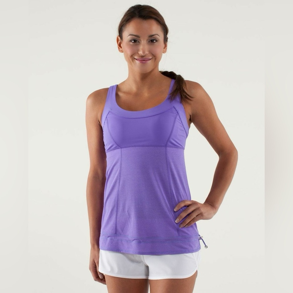 Lululemon Run: Ta Ta Topper size 10 Power Purple